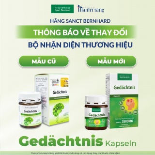 Gedächtnis Kapseln - VIÊN UỐNG BỔ NÃO TỪ LÁ BẠCH QUẢ